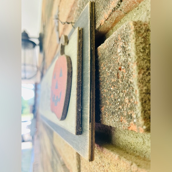 *Trick or Treat Layered Sign w/Jack O Lantern - Picture 6 of 10